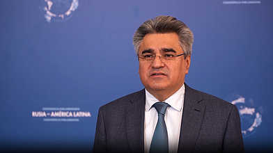 Пресс-подход руководителя фракции «Новые люди» Алексея Нечаева