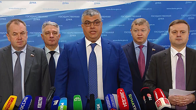 Пресс-подход представителей фракции ЛДПР