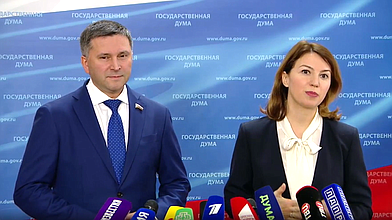 Пресс-подход представителей фракции «Единая Россия»