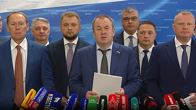 Пресс-подход представителей фракции ЛДПР