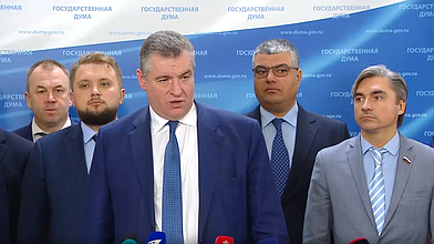 Пресс-подход представителей фракции ЛДПР