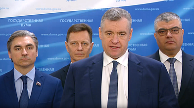 Пресс-подход представителей фракции ЛДПР