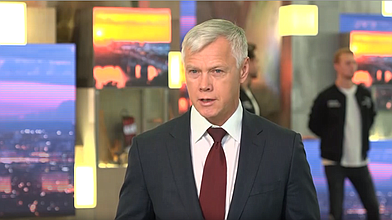 Пресс-подход представителей фракции «Справедливая Россия - За правду» перед посещением международной выставки-форума «Россия»