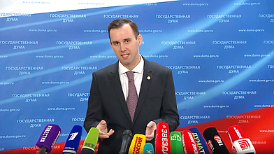 Пресс-подход представителей фракции "Новые люди"