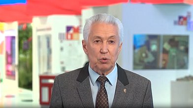 Пресс-подход представителей фракции «Единая Россия» перед посещением международной выставки-форума «Россия»