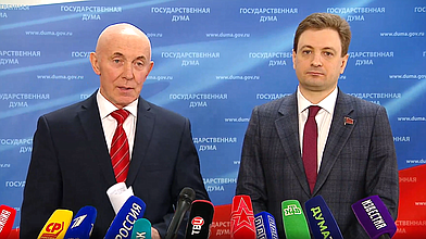 Пресс-подход представителей фракции КПРФ