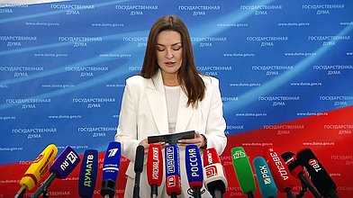 Пресс-подход представителей фракции "Новые люди"