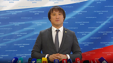 Пресс-подход представителей фракции "Новые люди"