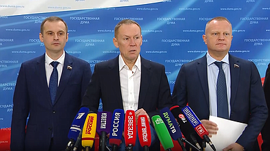 Пресс-подход представителей фракции ЛДПР