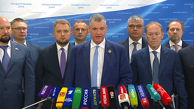 Пресс-подход представителей фракции ЛДПР