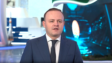 Пресс-подход представителей фракции «Новые люди» перед посещением международной выставки-форума «Россия»