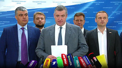 Пресс-подход представителей фракции ЛДПР