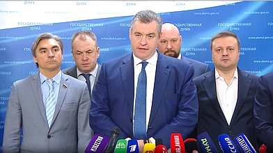 Пресс-подход представителей фракции ЛДПР