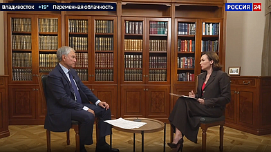 Интервью Председателя Государственной Думы Вячеслава Володина телеканалу "Россия 24"