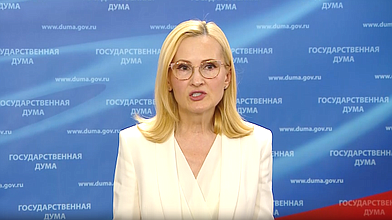 Пресс-подход заместителя Председателя ГД Ирины Яровой по итогам заседания межфракционной Парламентской комиссии по миграционной политике