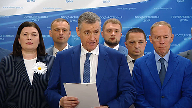 Пресс-подход представителей фракции ЛДПР