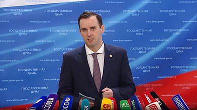 Пресс-подход представителей фракции "Новые люди"