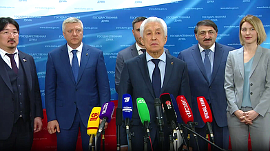 Пресс-подход представителей фракции «Единая Россия»