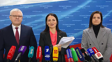 Пресс-подход представителей фракции «Единая Россия»